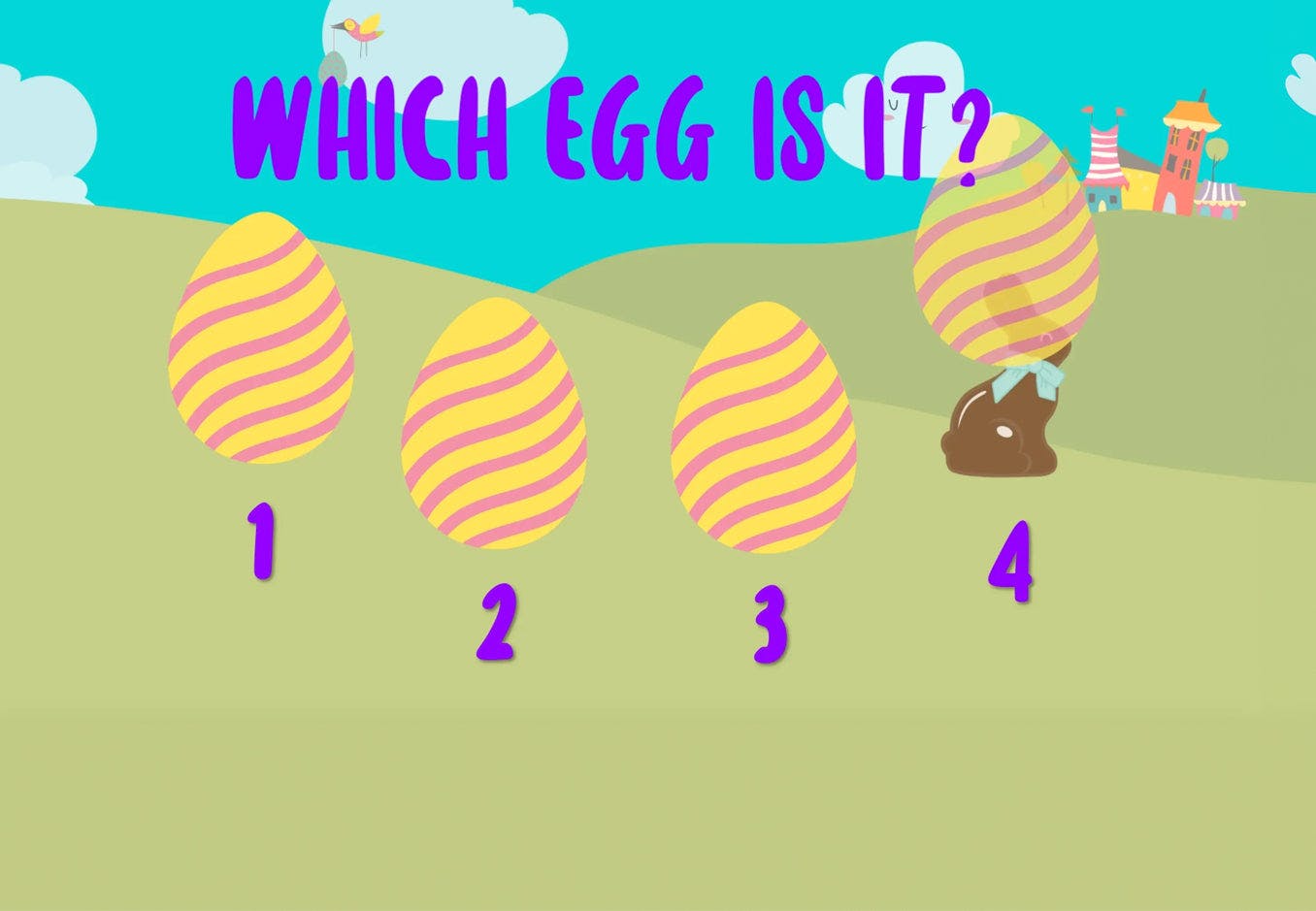Easter Egg Shuffle Game Video for Kids Church