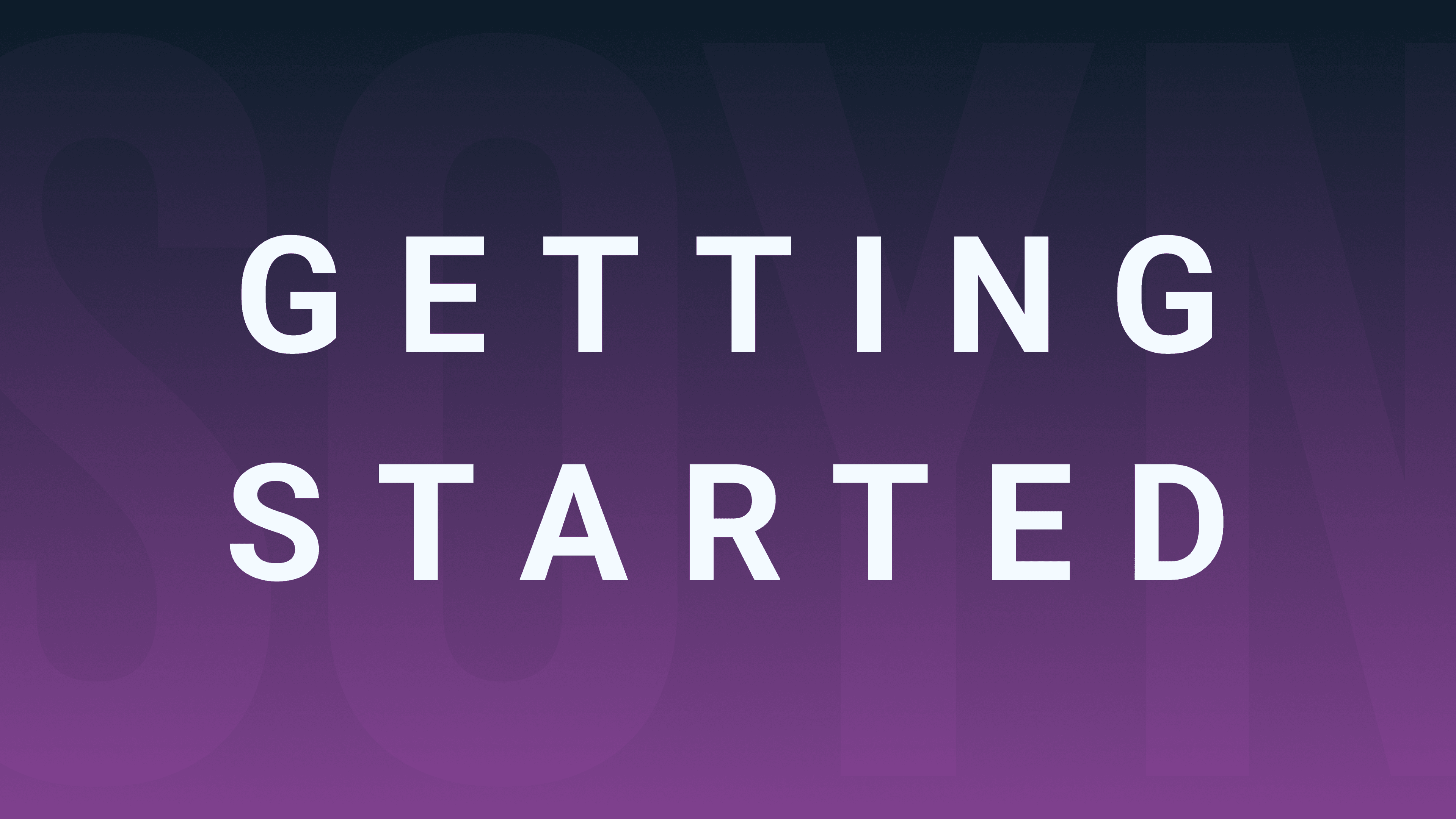 Login to download the Getting Started Guide