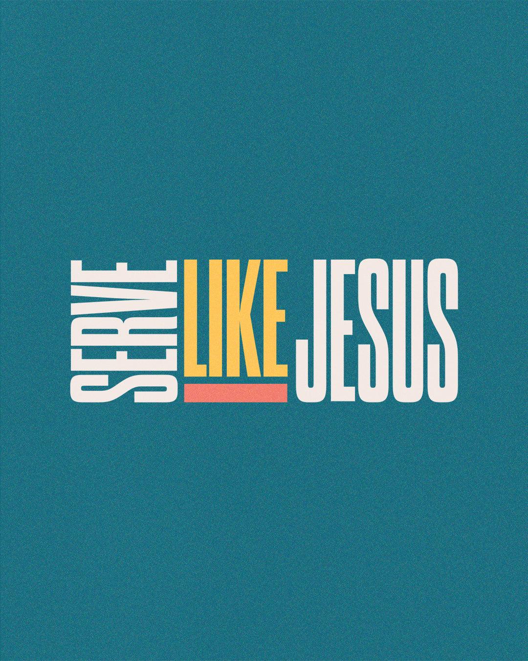 Serve Like Jesus Media Template