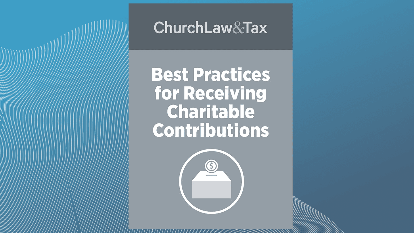 Best Practices for Receiving Charitable Contributions