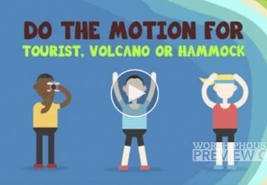 Tourist, Volcano, Hammock Game Video