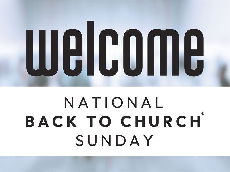Back to Church Welcomes You - 3x3 Signs