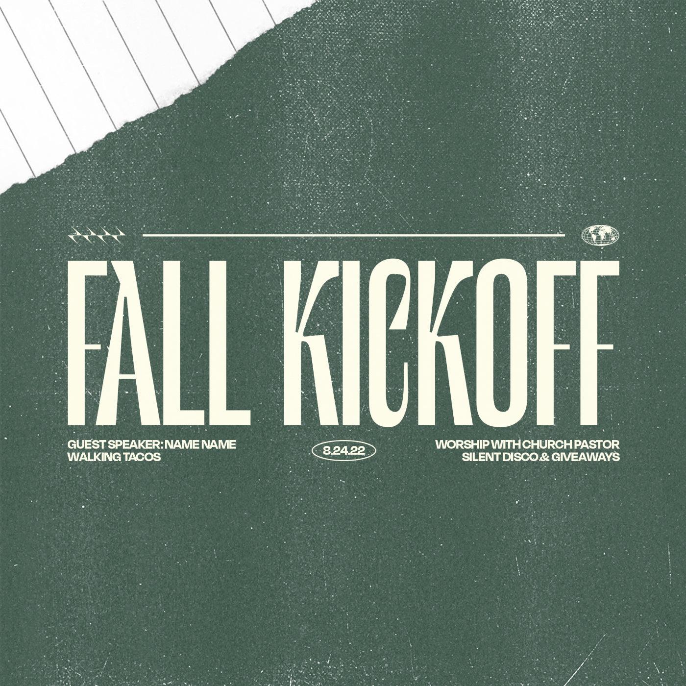 Fall Kickoff Church Media Template 2