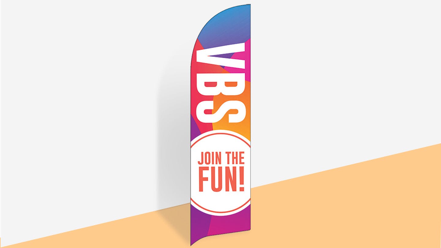Curved Colors VBS Join the Fun Banner