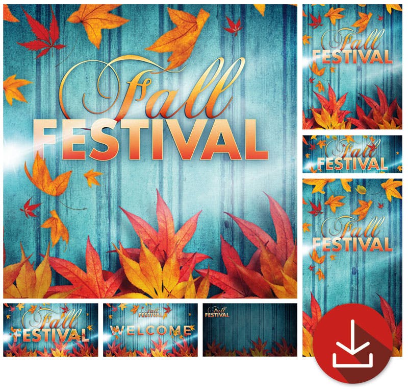 Fall Fest Blue Bundle