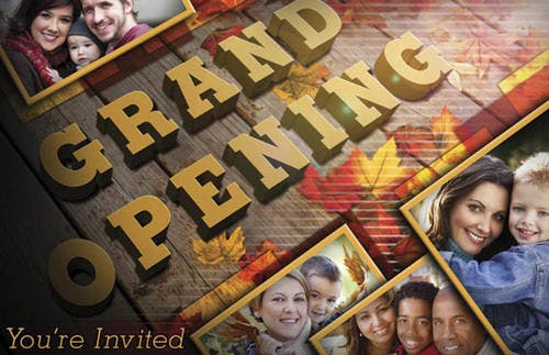 Fall Grand Opening Postcard (5,000)