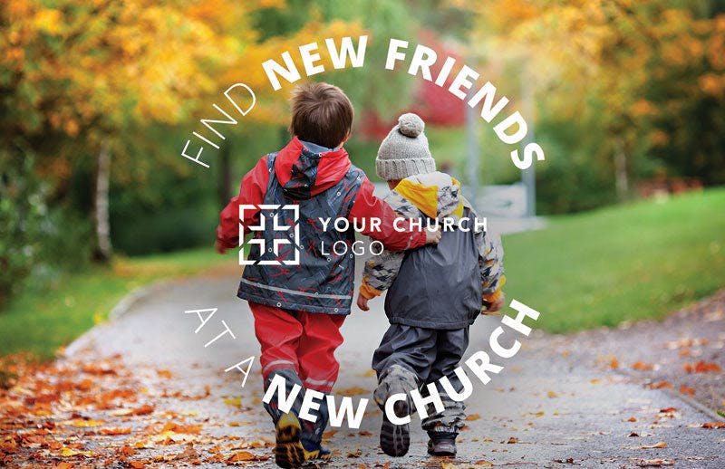 Fall Find New Friends Postcard (5,000)