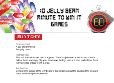 10 Jelly Bean Minute to Win it Games