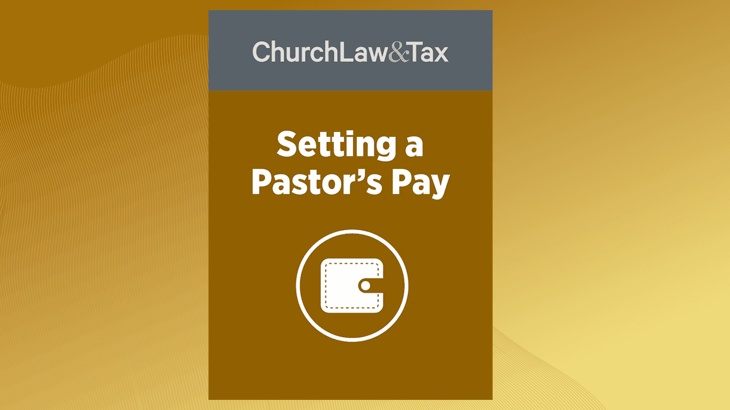 Setting a Pastor’s Pay