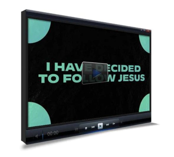 I Have Decided To Follow Jesus Worship Video for Kids