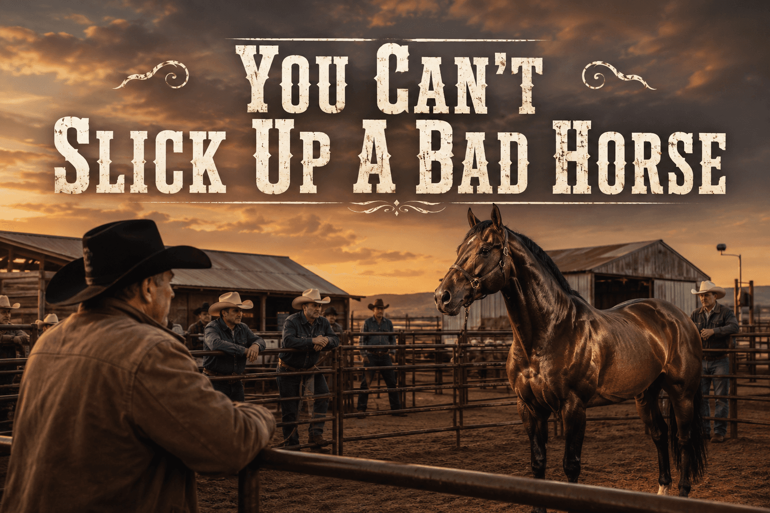 Header image for You Can't Slick Up a Bad Horse