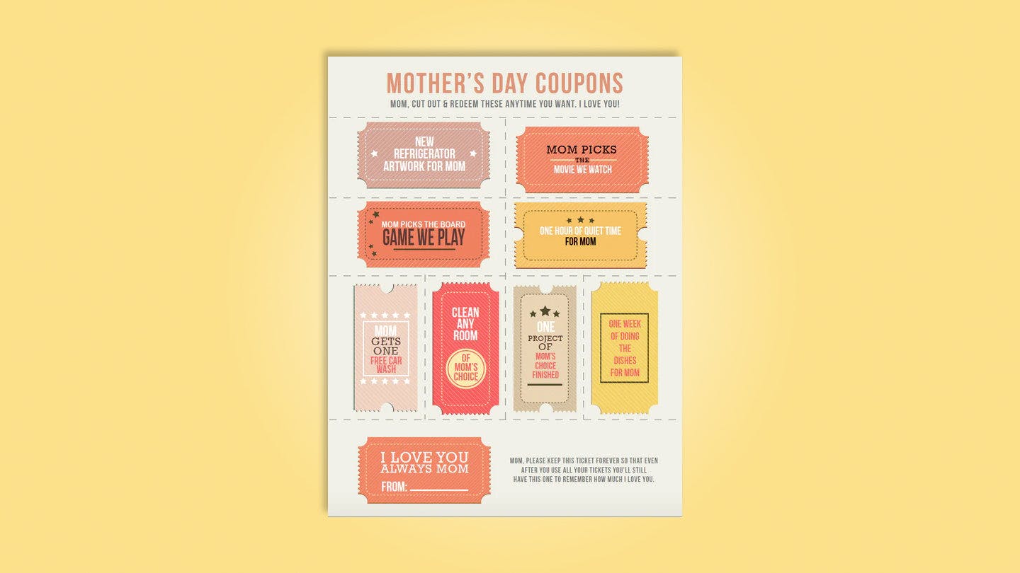 FREE Mother's Day Coupon