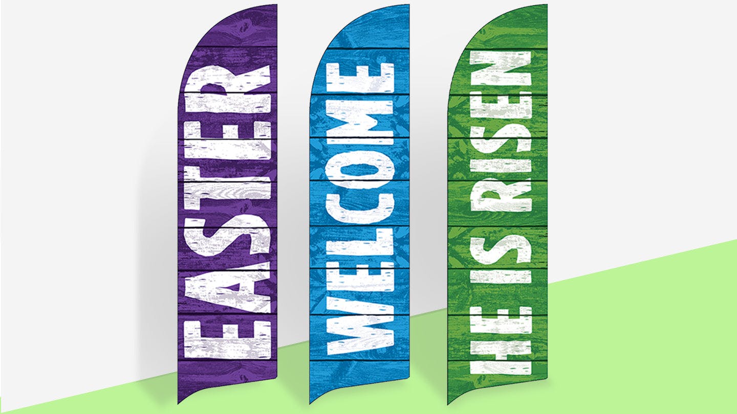 Easter Welcome Banner Set