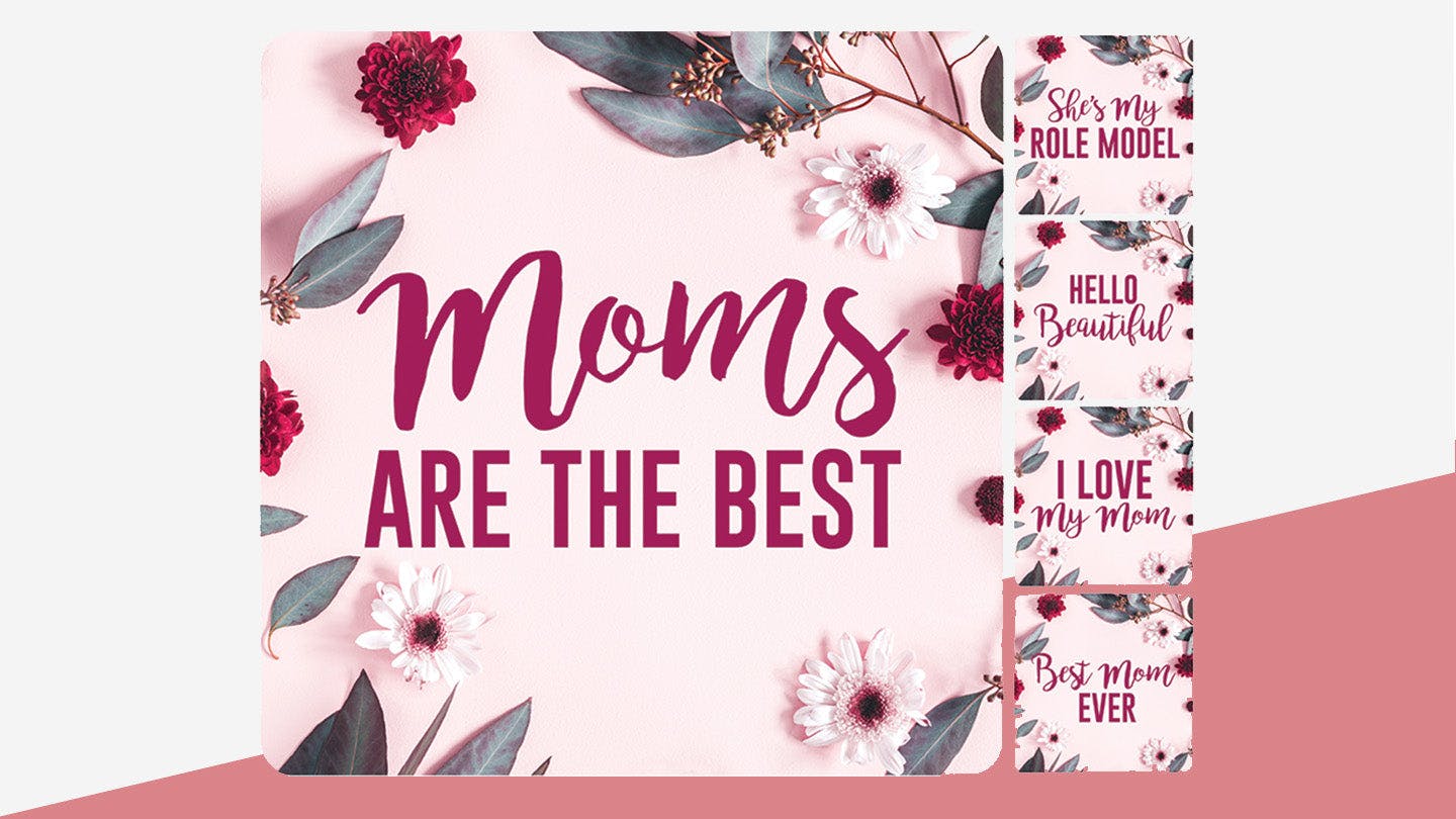 Mother's Day Floral Set of 5
