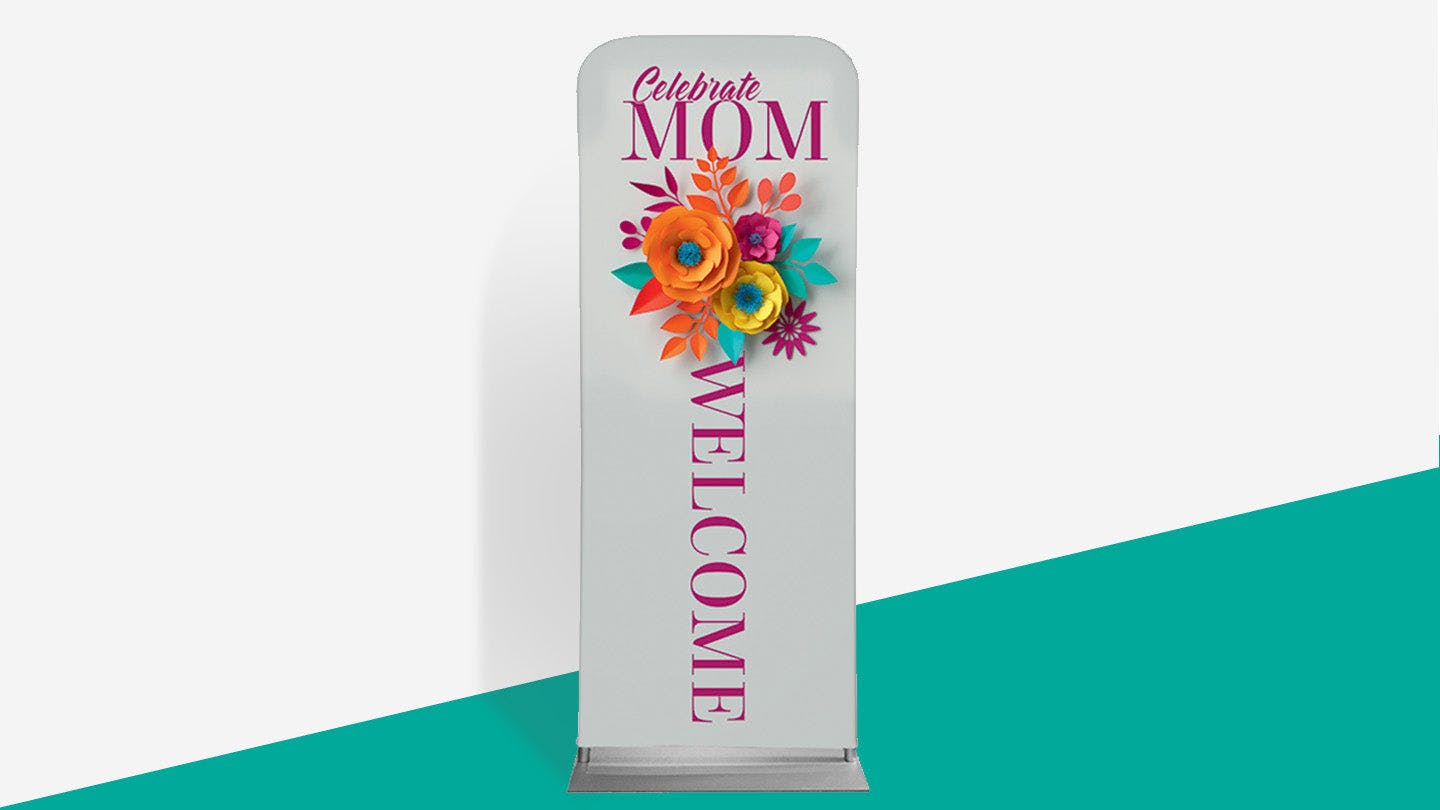 Mother's Day Paper Flowers Banner