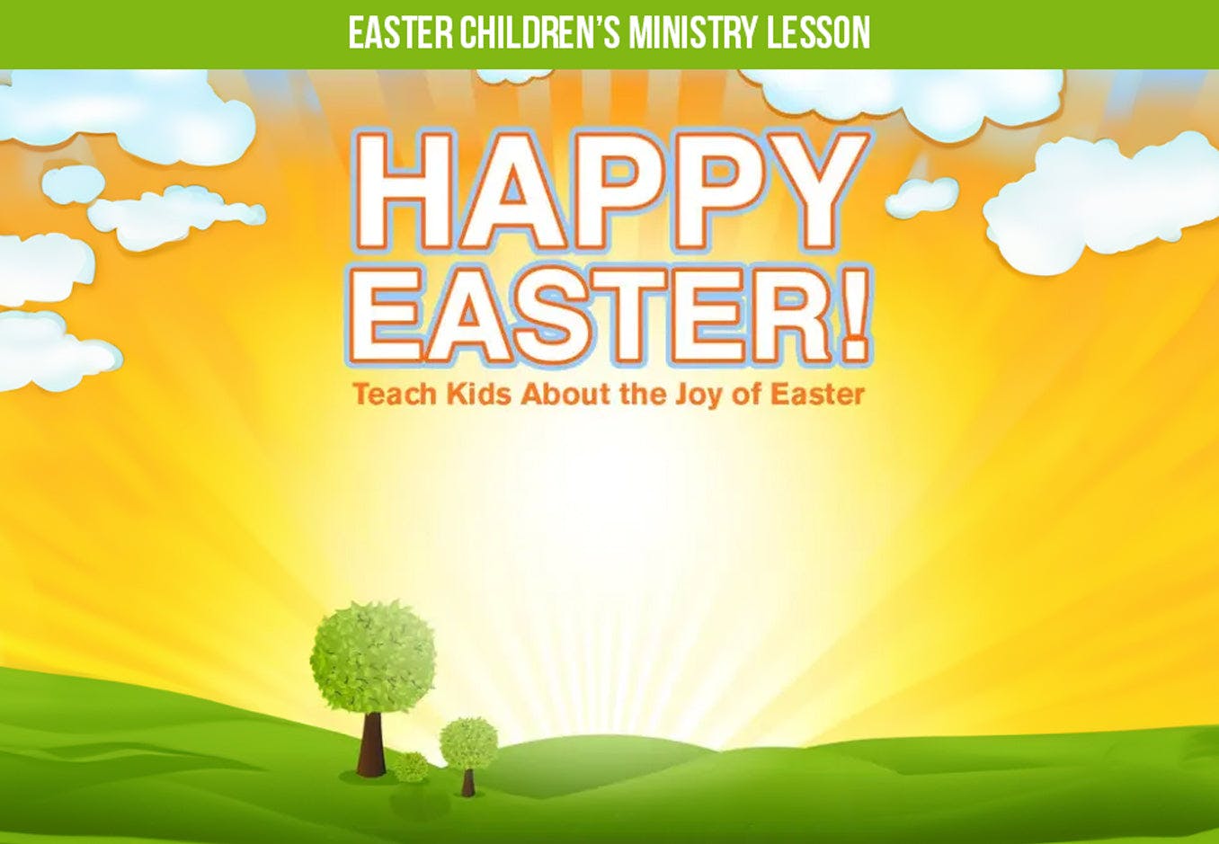 Easter Children's Church Lesson - Happy Easter